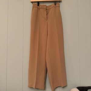Wilfred Chloe Pants - Beige Mid-Rise Trousers